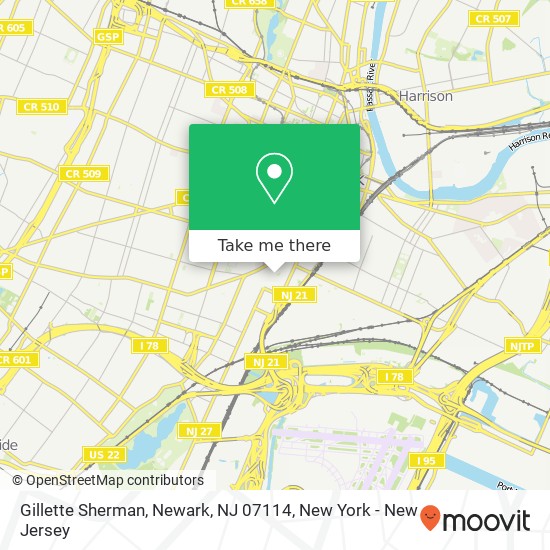 Gillette Sherman, Newark, NJ 07114 map