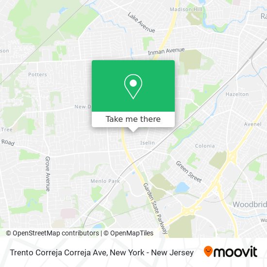 Mapa de Trento Correja Correja Ave
