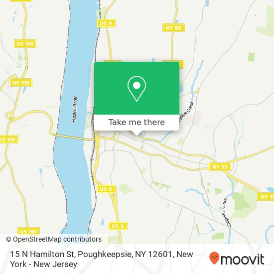 15 N Hamilton St, Poughkeepsie, NY 12601 map