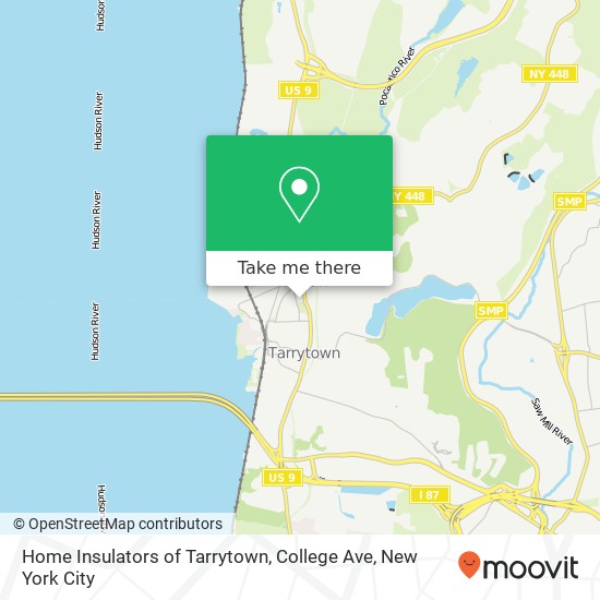 Home Insulators of Tarrytown, College Ave map