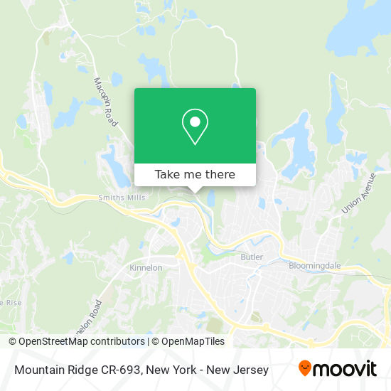 Mapa de Mountain Ridge CR-693