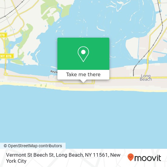 Vermont St Beech St, Long Beach, NY 11561 map