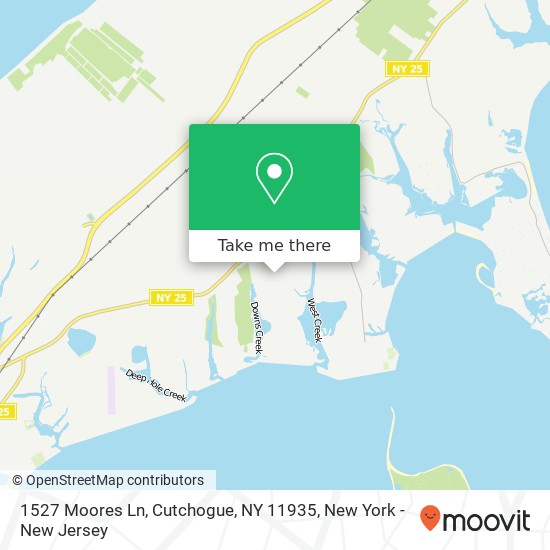 1527 Moores Ln, Cutchogue, NY 11935 map
