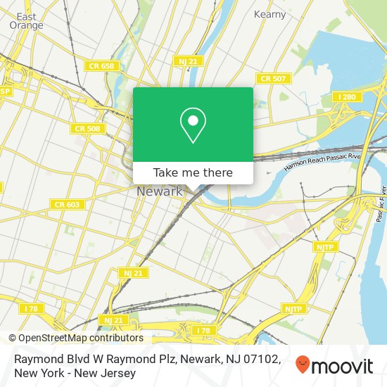 Raymond Blvd W Raymond Plz, Newark, NJ 07102 map