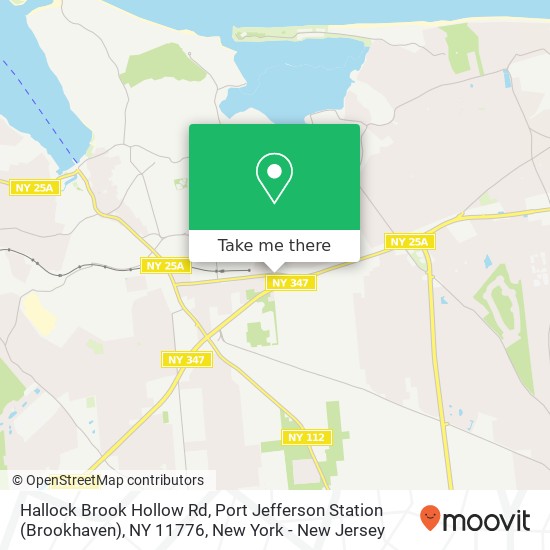 Hallock Brook Hollow Rd, Port Jefferson Station (Brookhaven), NY 11776 map