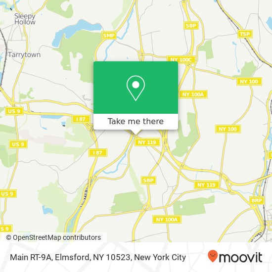 Mapa de Main RT-9A, Elmsford, NY 10523