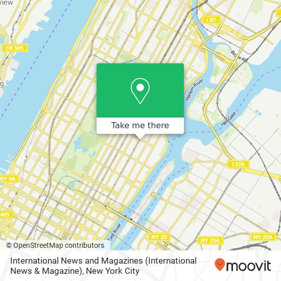 Mapa de International News and Magazines (International News & Magazine)