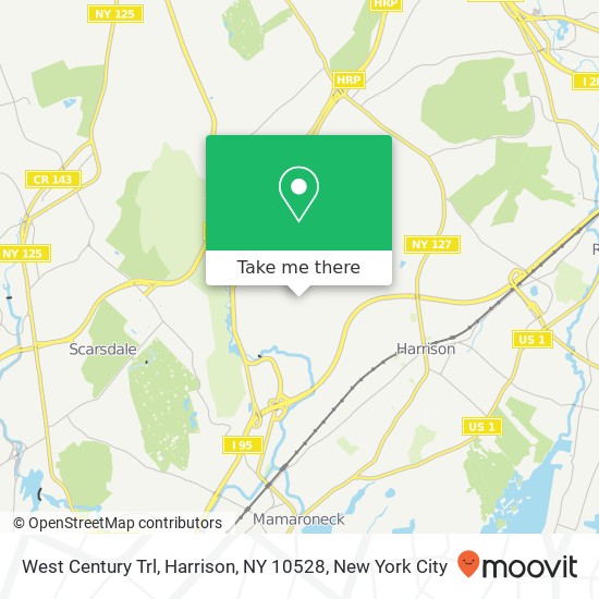 Mapa de West Century Trl, Harrison, NY 10528