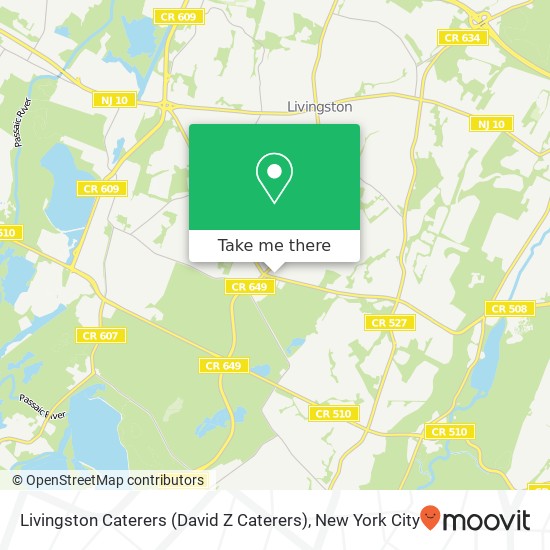 Livingston Caterers (David Z Caterers) map