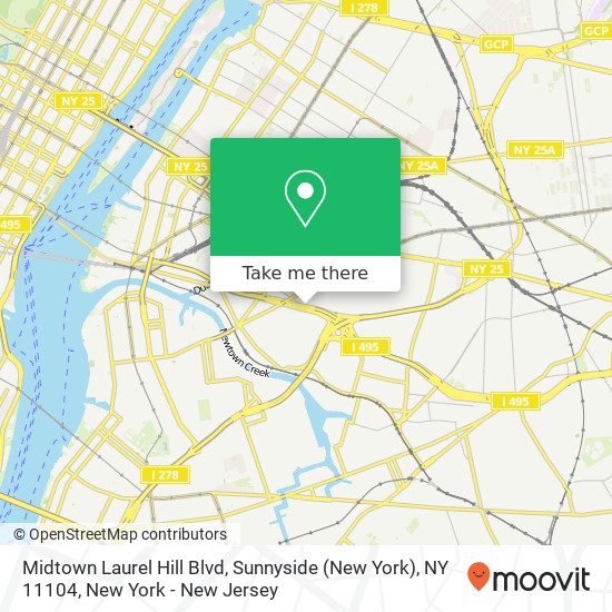 Midtown Laurel Hill Blvd, Sunnyside (New York), NY 11104 map