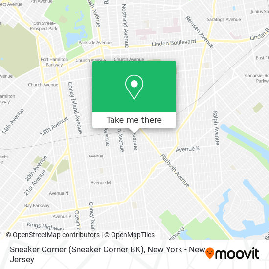 Sneaker Corner (Sneaker Corner BK) map