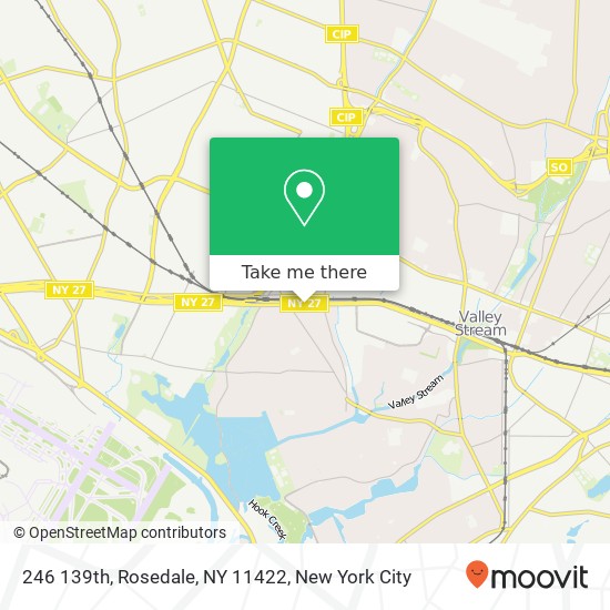 Mapa de 246 139th, Rosedale, NY 11422
