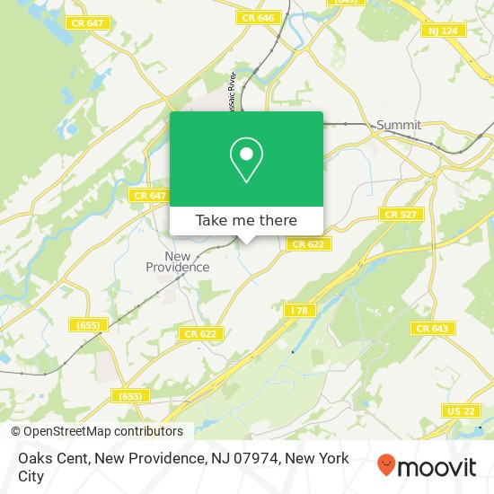 Oaks Cent, New Providence, NJ 07974 map