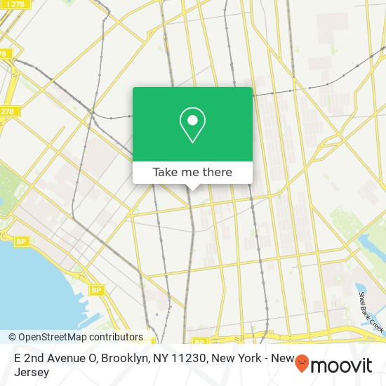 E 2nd Avenue O, Brooklyn, NY 11230 map