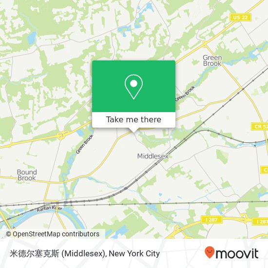 米德尔塞克斯 (Middlesex) map