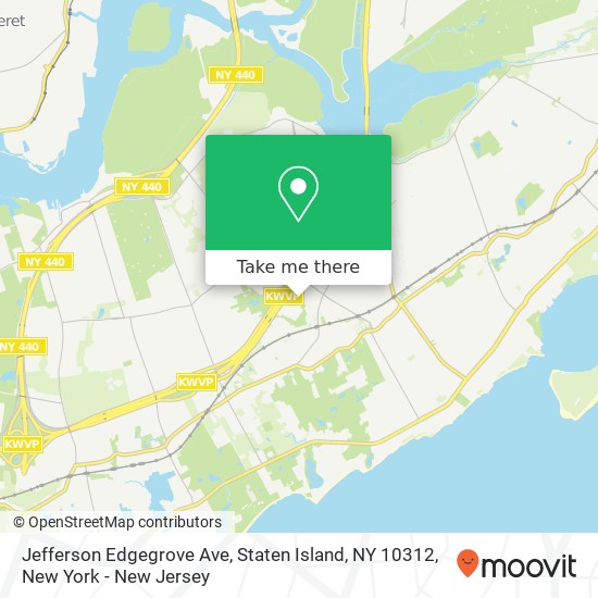 Jefferson Edgegrove Ave, Staten Island, NY 10312 map