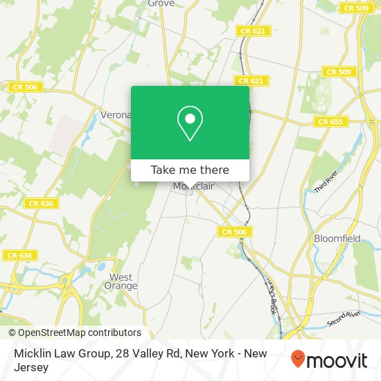 Micklin Law Group, 28 Valley Rd map