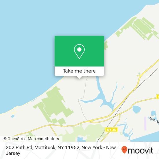 Mapa de 202 Ruth Rd, Mattituck, NY 11952