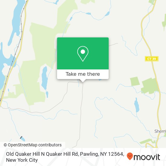 Mapa de Old Quaker Hill N Quaker Hill Rd, Pawling, NY 12564