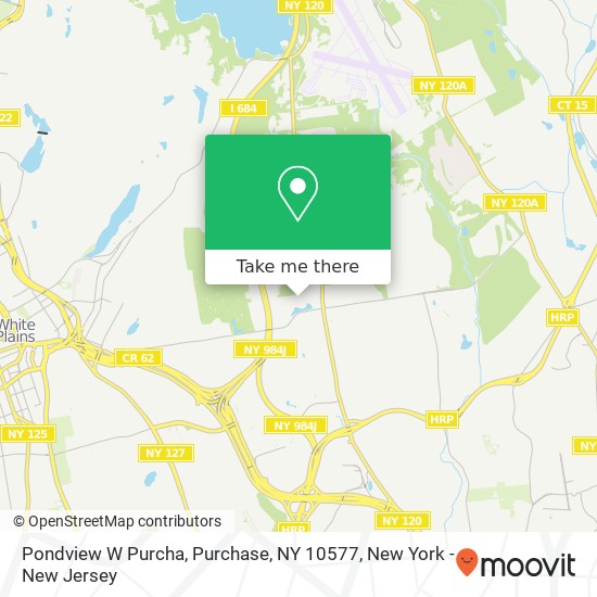 Pondview W Purcha, Purchase, NY 10577 map