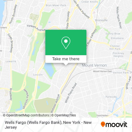 Wells Fargo (Wells Fargo Bank) map