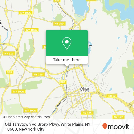 Mapa de Old Tarrytown Rd Bronx Pkwy, White Plains, NY 10603