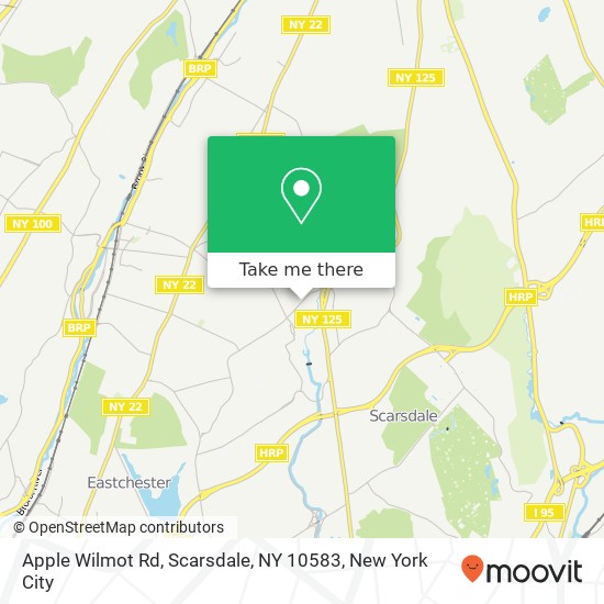 Apple Wilmot Rd, Scarsdale, NY 10583 map