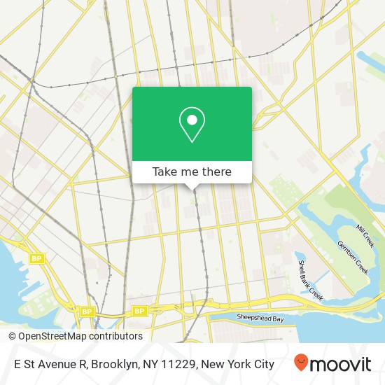 E St Avenue R, Brooklyn, NY 11229 map