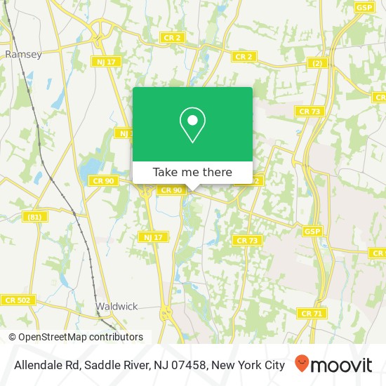 Allendale Rd, Saddle River, NJ 07458 map