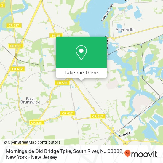 Mapa de Morningside Old Bridge Tpke, South River, NJ 08882