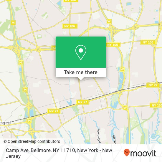 Camp Ave, Bellmore, NY 11710 map