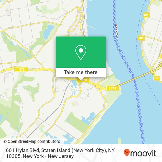 601 Hylan Blvd, Staten Island (New York City), NY 10305 map