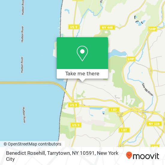 Benedict Rosehill, Tarrytown, NY 10591 map