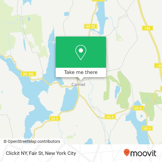 Mapa de Clickit NY, Fair St