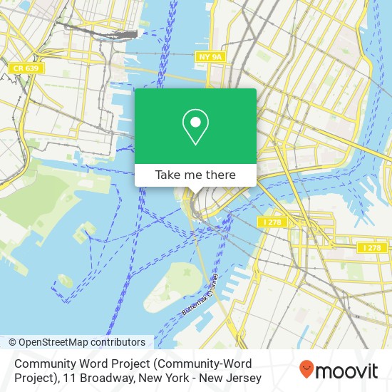 Community Word Project (Community-Word Project), 11 Broadway map