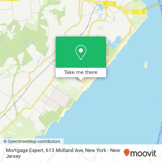 Mortgage Expert, 613 Midland Ave map