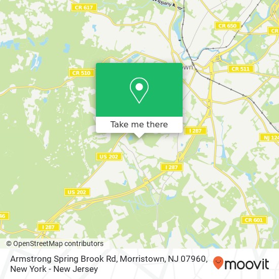 Armstrong Spring Brook Rd, Morristown, NJ 07960 map