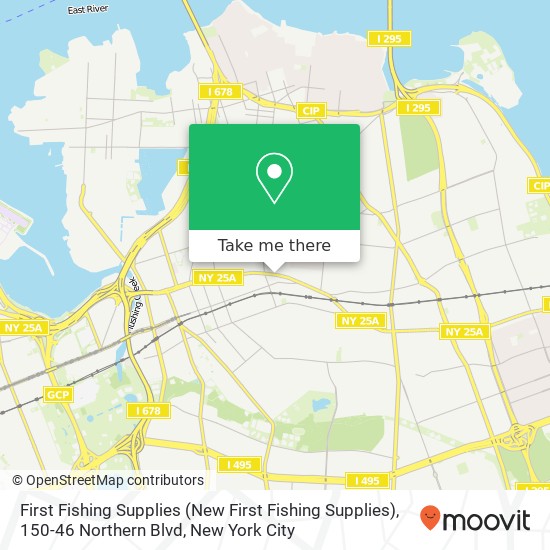 First Fishing Supplies (New First Fishing Supplies), 150-46 Northern Blvd map