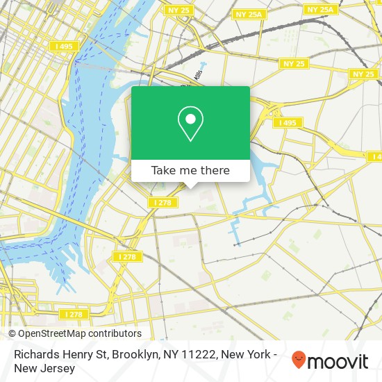 Richards Henry St, Brooklyn, NY 11222 map