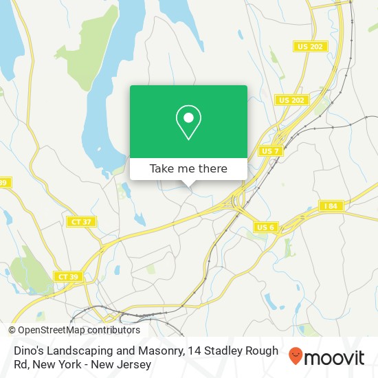 Dino's Landscaping and Masonry, 14 Stadley Rough Rd map