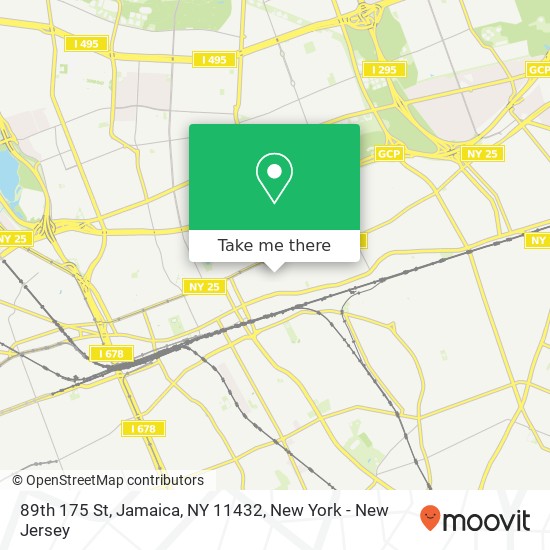 Mapa de 89th 175 St, Jamaica, NY 11432