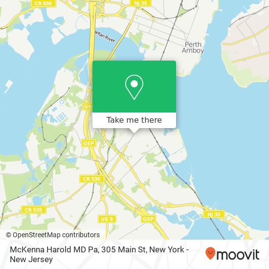 McKenna Harold MD Pa, 305 Main St map