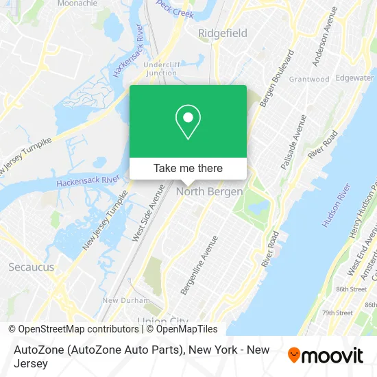AutoZone (AutoZone Auto Parts) map
