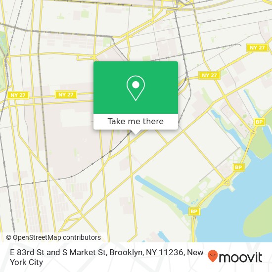 E 83rd St and S Market St, Brooklyn, NY 11236 map