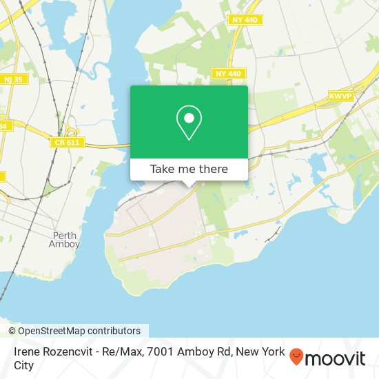 Irene Rozencvit - Re / Max, 7001 Amboy Rd map
