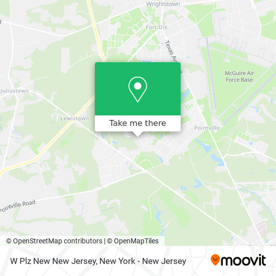 Mapa de W Plz New New Jersey