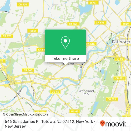 646 Saint James Pl, Totowa, NJ 07512 map