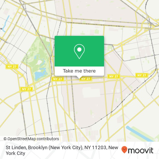 St Linden, Brooklyn (New York City), NY 11203 map