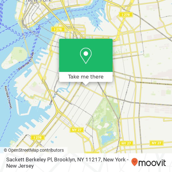 Sackett Berkeley Pl, Brooklyn, NY 11217 map