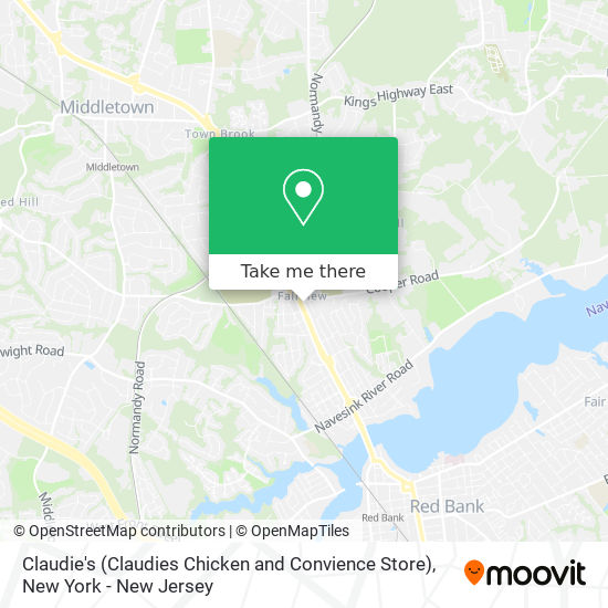 Claudie's (Claudies Chicken and Convience Store) map